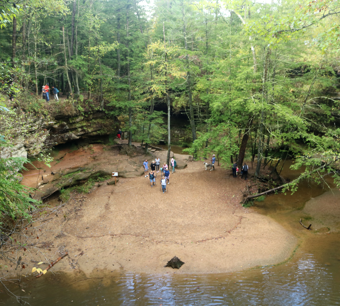 Hocking Hills Fall Colors: Old Man's Cave in southeastern Ohio